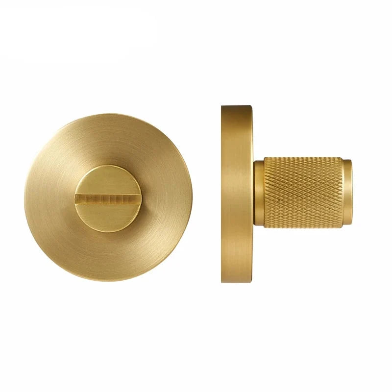 Rosace WC en laiton 55 mm pour porte intérieure - vue 1