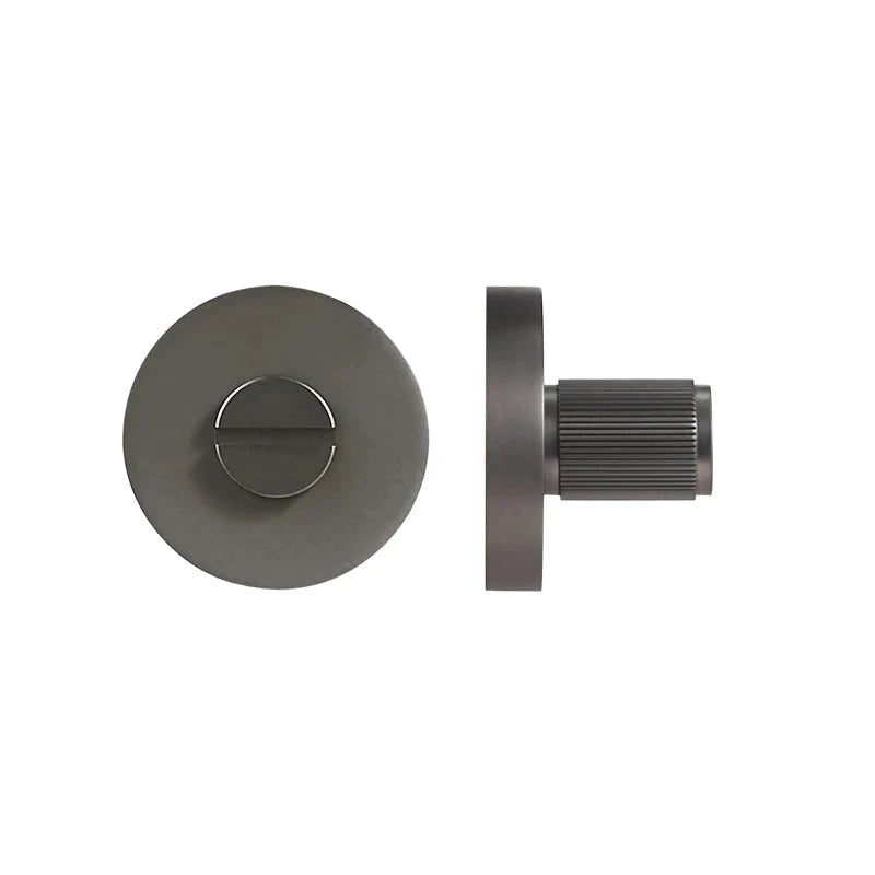 Rosace WC en laiton 55 mm pour porte intérieure - Gris
