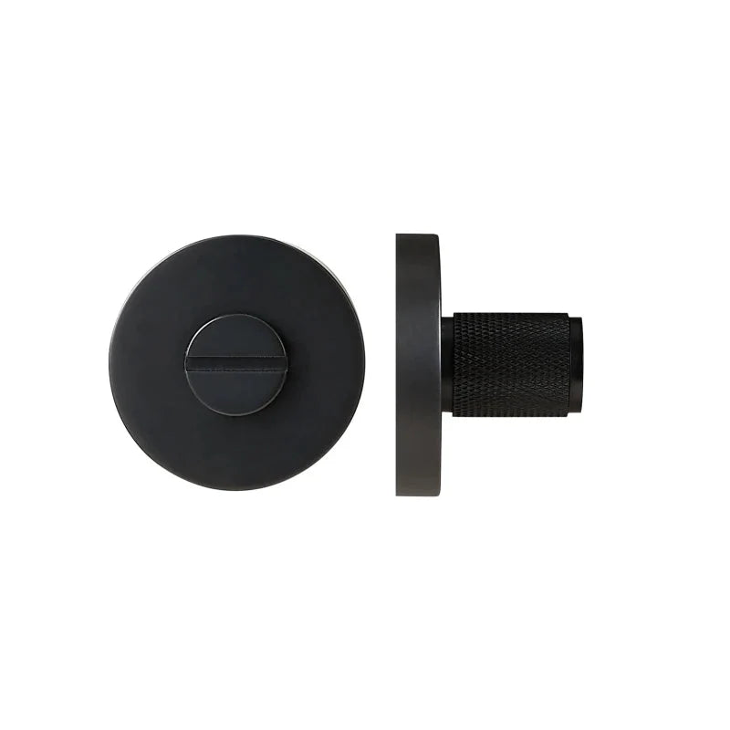 Rosace WC en laiton 55 mm pour porte intérieure - Noire